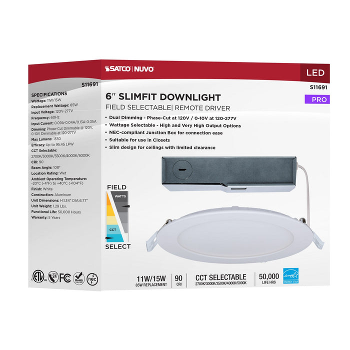 Satco S11691 LED Downlight, White