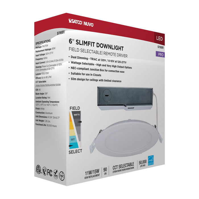 Satco S11691 LED Downlight, White