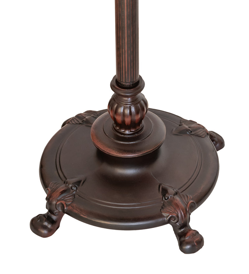 Meyda Tiffany 130092 Two Light Floor Base, Mahogany Bronze