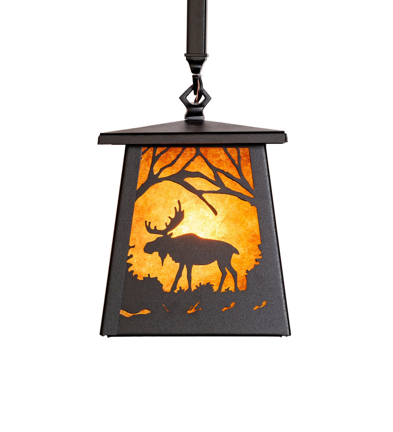 Meyda Tiffany 133325 One Light Mini Pendant, Textured Black