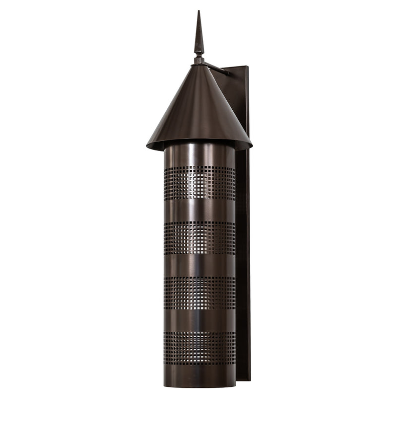 Meyda Tiffany 269260 Three Light Wall Sconce, Brown Bronze