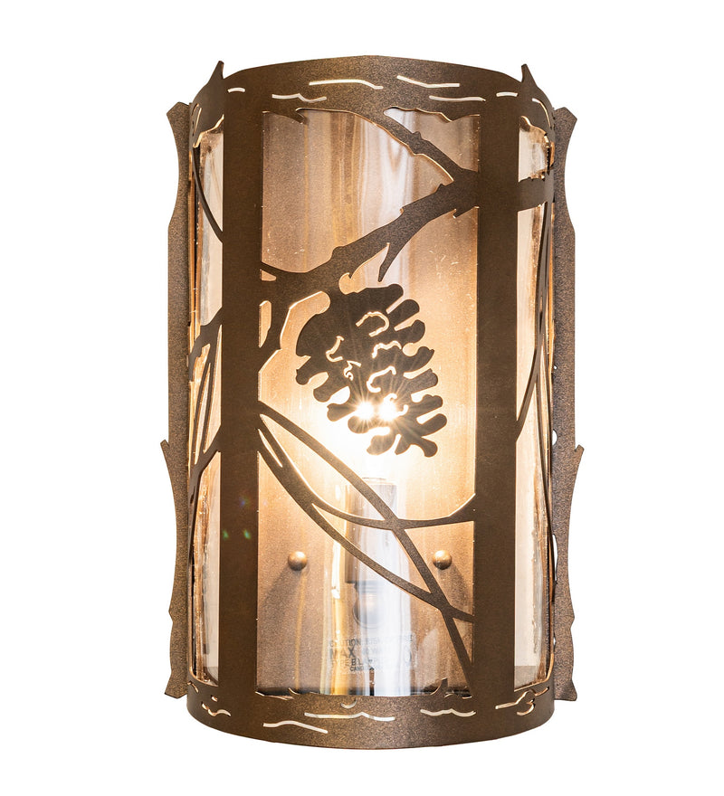 Meyda Tiffany 269302 One Light Wall Sconce, Tyler Bronze