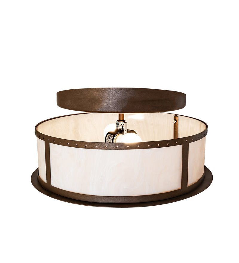 Meyda Tiffany 269310 Two Light Flushmount, Tyler Bronze