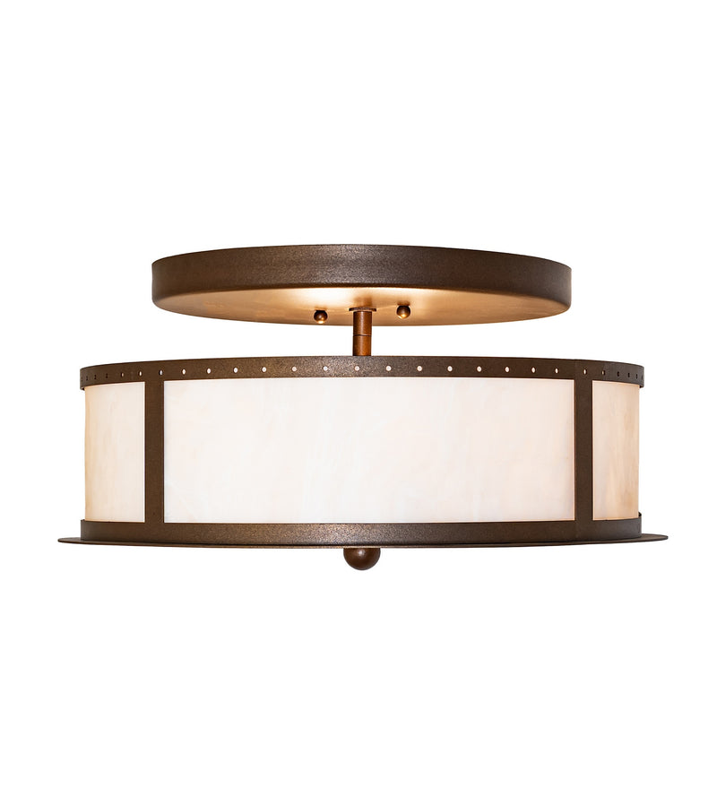 Meyda Tiffany 269310 Two Light Flushmount, Tyler Bronze