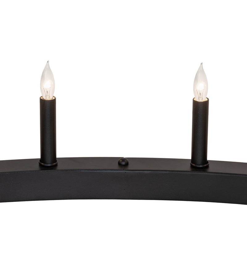 Meyda Tiffany 271642 24 Light Chandelier, Textured Black