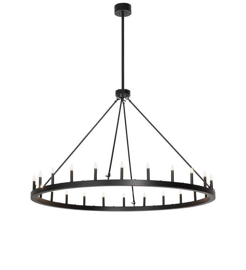 Meyda Tiffany 271642 24 Light Chandelier, Textured Black