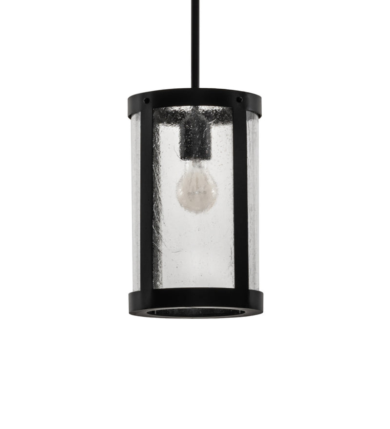 Meyda Tiffany 274648 One Light Mini Pendant, Textured Black