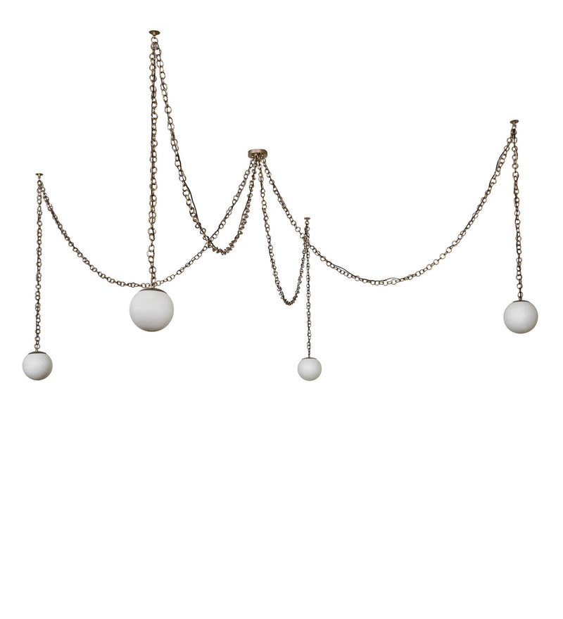 Meyda Tiffany 275626 Four Light Chandelier, Brass