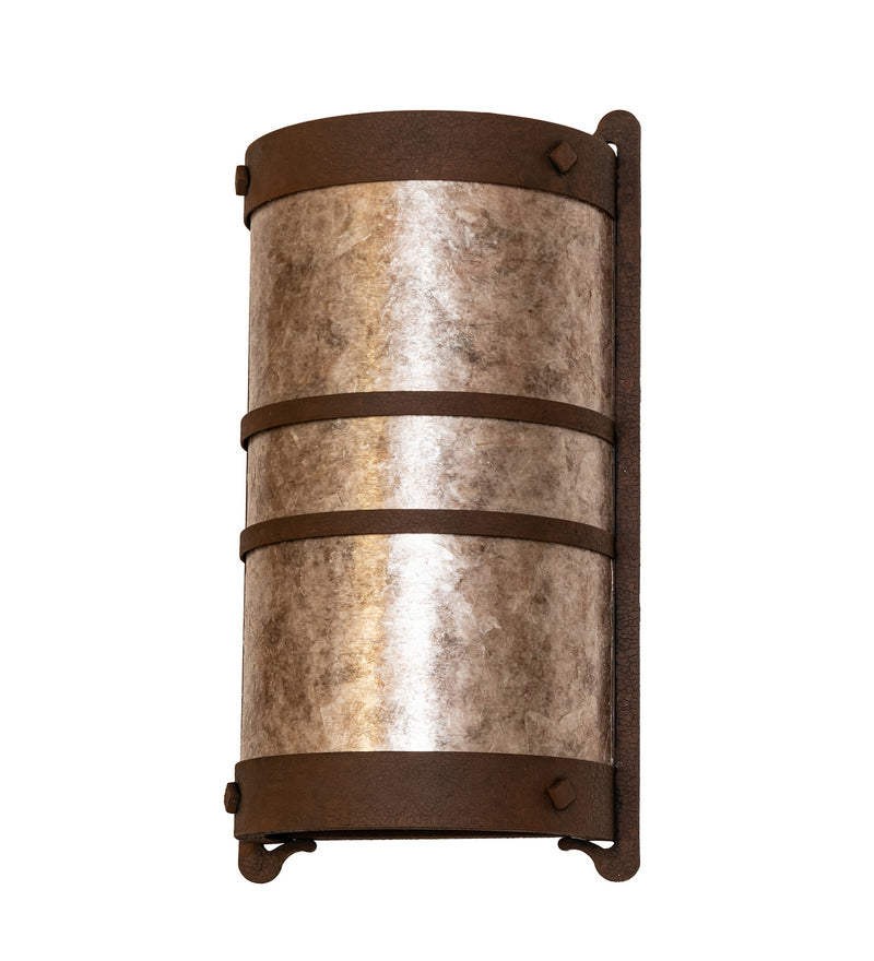 Meyda Tiffany 276145 Two Light Wall Sconce, Distressed Chestnut