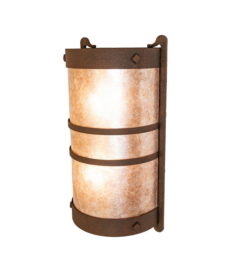 Meyda Tiffany 276145 Two Light Wall Sconce, Distressed Chestnut