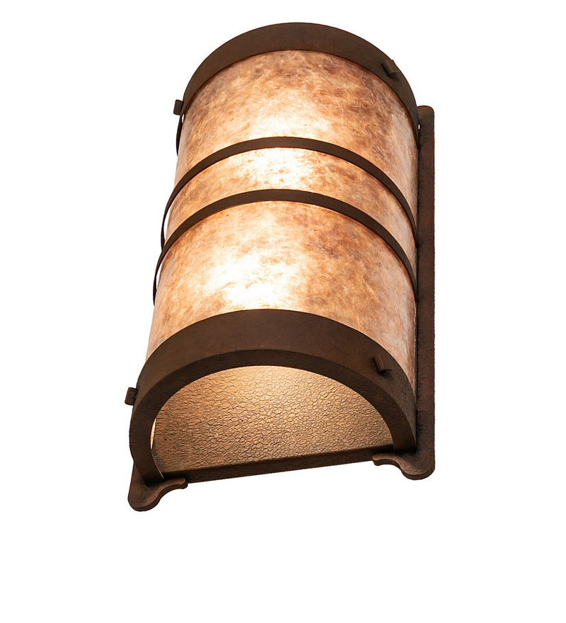 Meyda Tiffany 276145 Two Light Wall Sconce, Distressed Chestnut