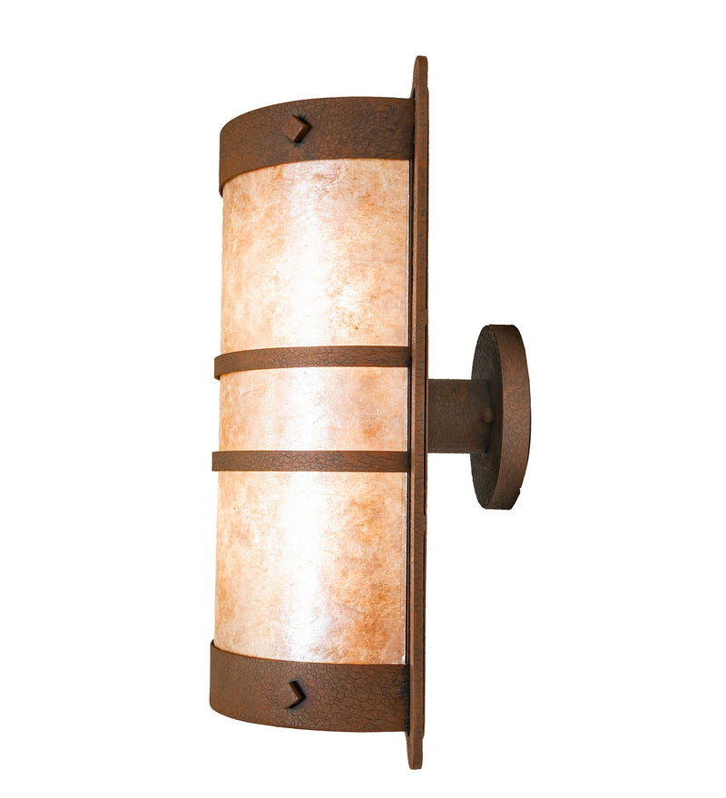 Meyda Tiffany 276145 Two Light Wall Sconce, Distressed Chestnut