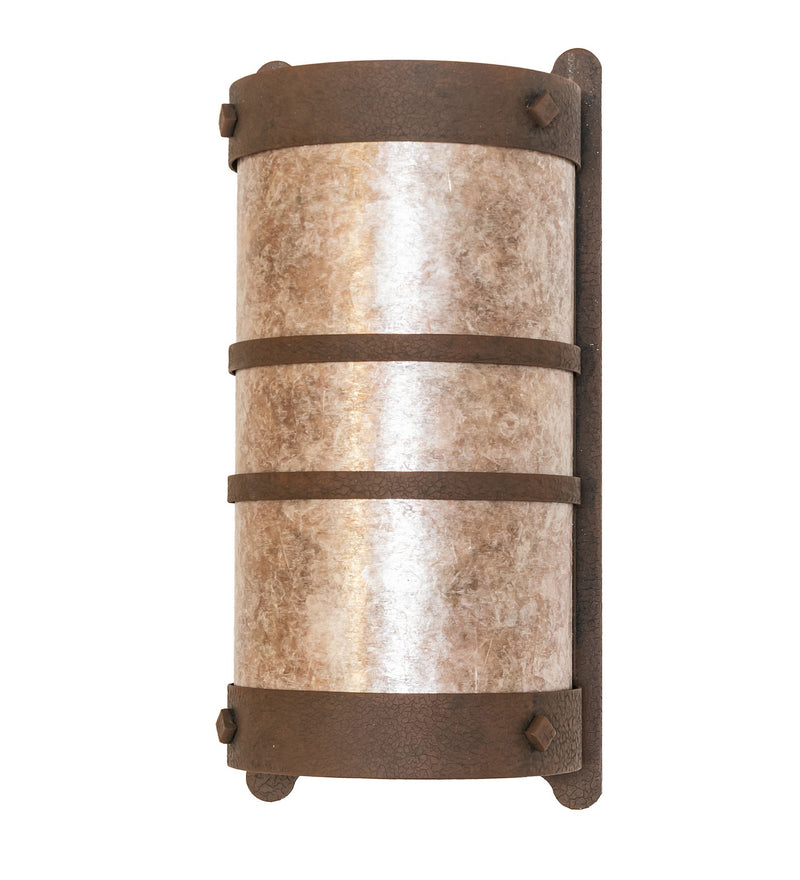 Meyda Tiffany 276147 Two Light Wall Sconce, Distressed Chestnut