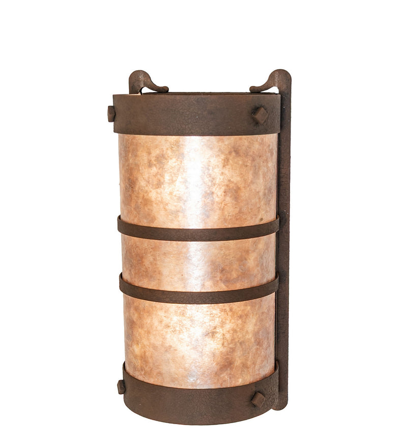 Meyda Tiffany 276147 Two Light Wall Sconce, Distressed Chestnut