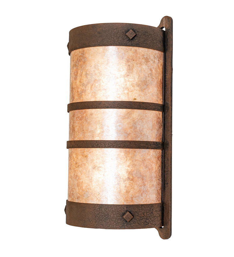 Meyda Tiffany 276147 Two Light Wall Sconce, Distressed Chestnut