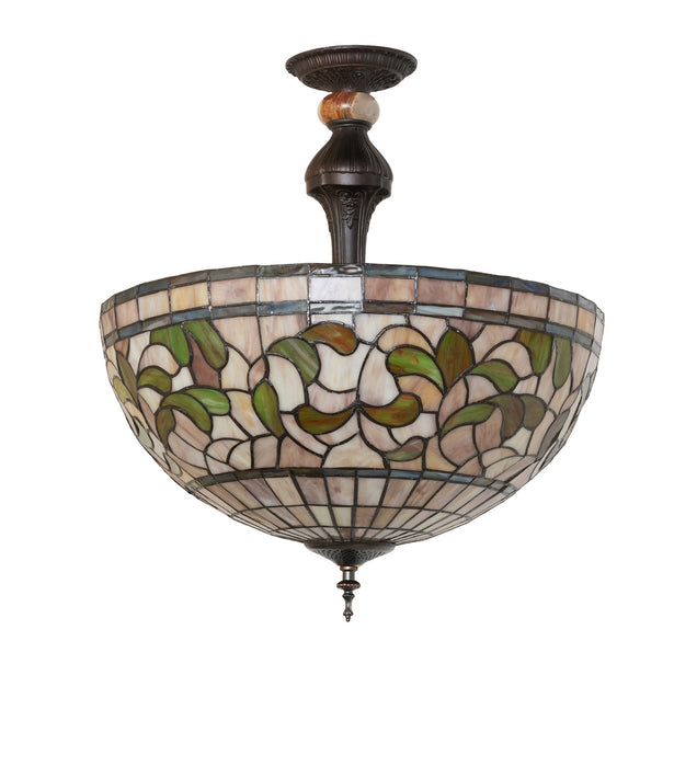 Meyda Tiffany 278220 Three Light Semi-Flushmount