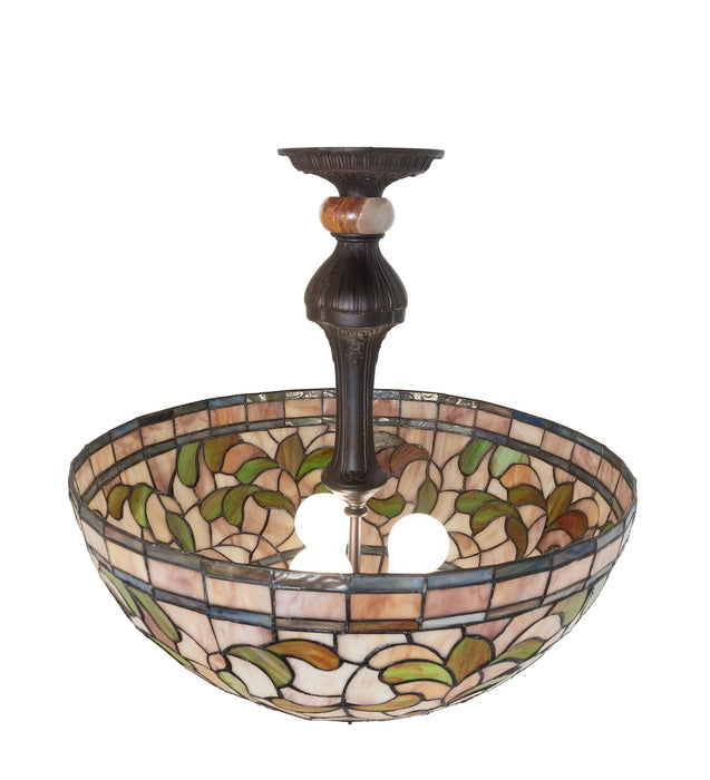 Meyda Tiffany 278220 Three Light Semi-Flushmount