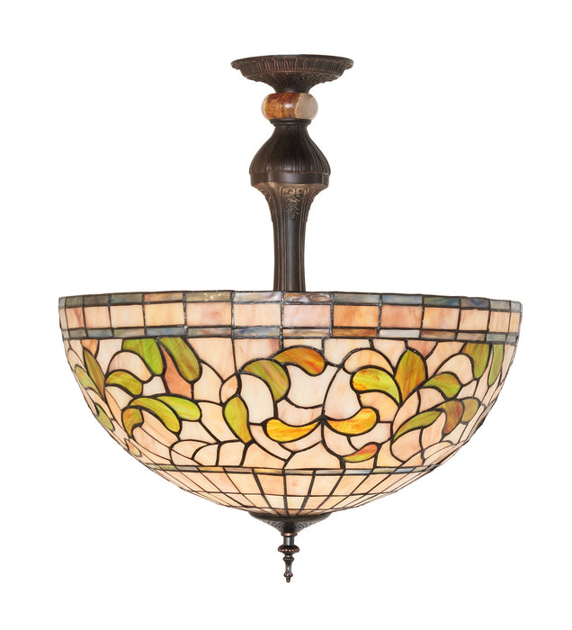 Meyda Tiffany 278220 Three Light Semi-Flushmount