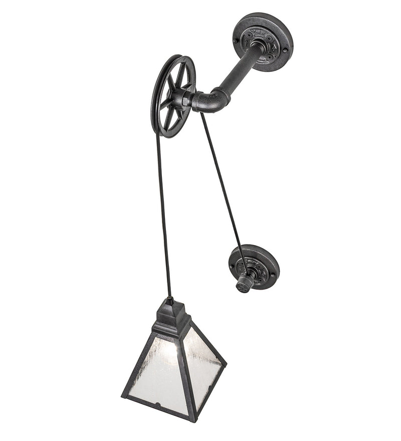Meyda Tiffany 279429 One Light Wall Sconce, Old Wrought Iron