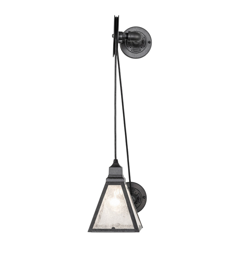 Meyda Tiffany 279429 One Light Wall Sconce, Old Wrought Iron