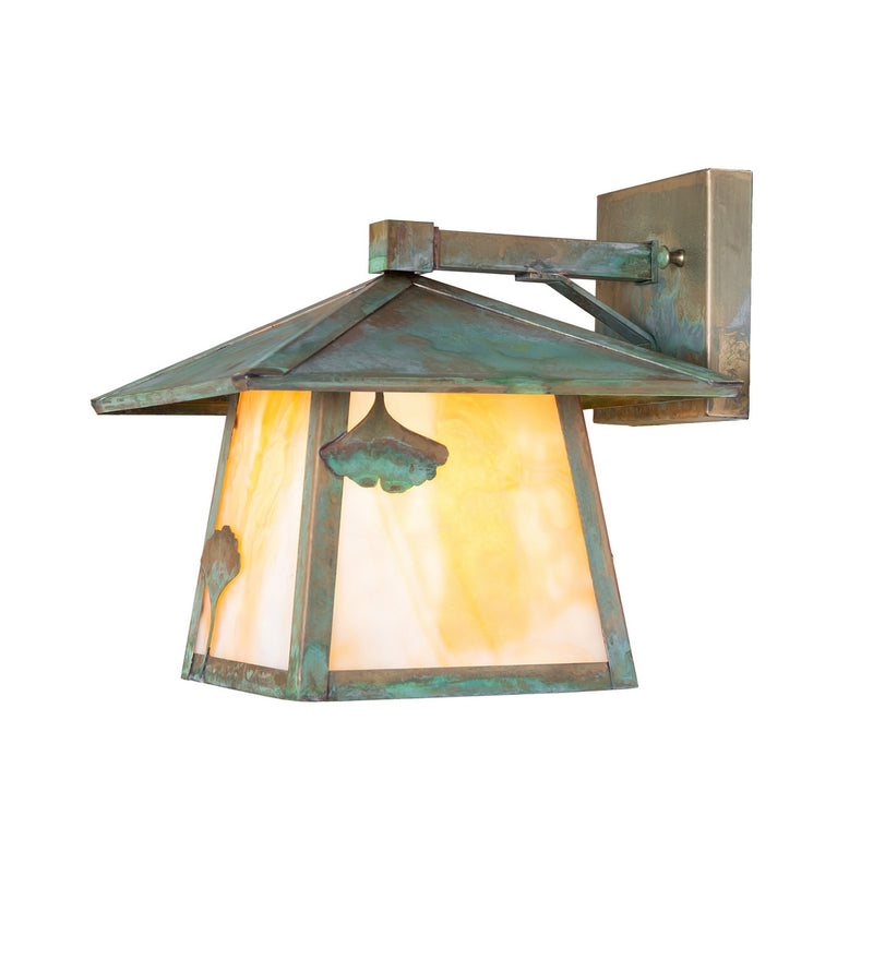 Meyda Tiffany 279473 One Light Wall Sconce, Verdigris