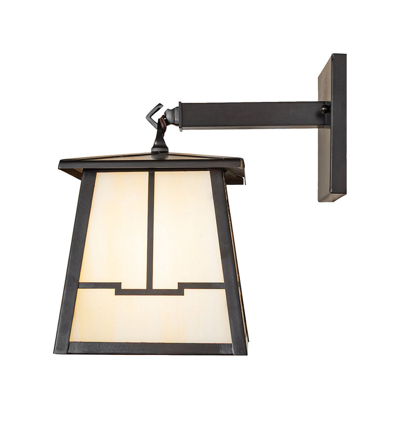 Meyda Tiffany 279475 One Light Wall Sconce, Craftsman Brown