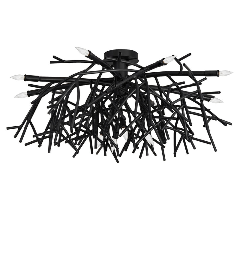 Meyda Tiffany 279711 12 Light Chandelier, Blackwash