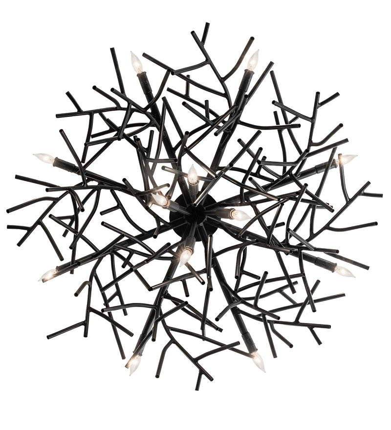 Meyda Tiffany 279711 12 Light Chandelier, Blackwash