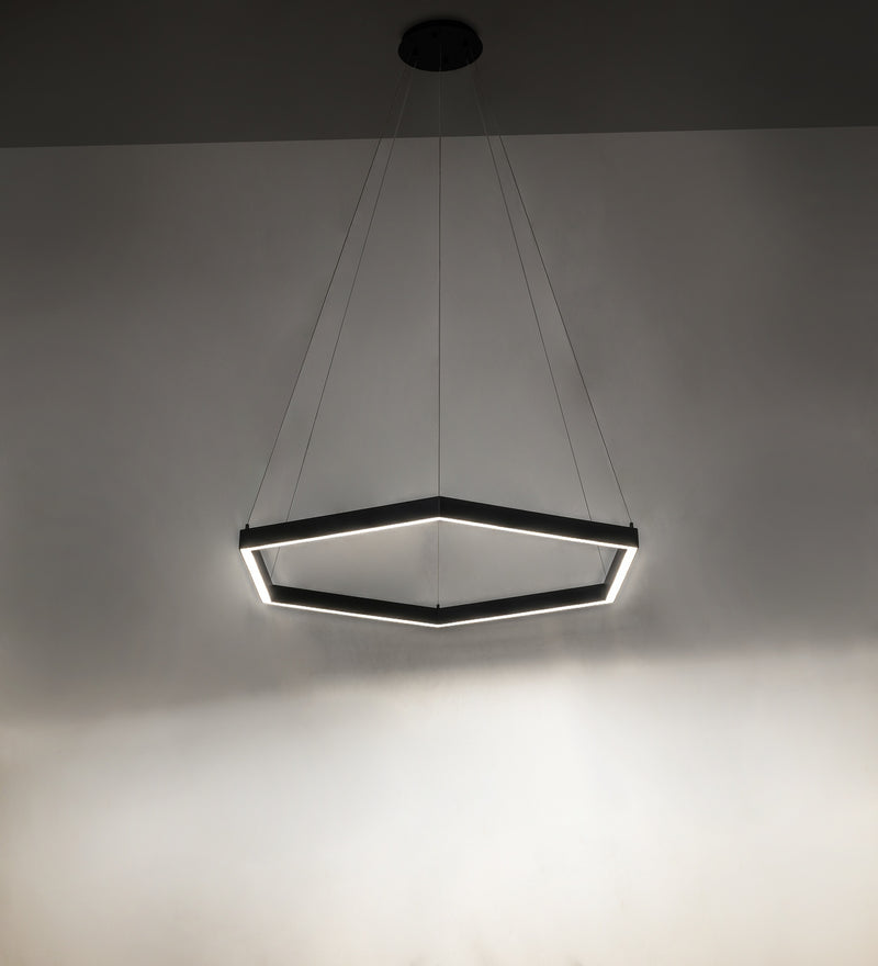 Meyda Tiffany 279810 LED Pendant, Flat Black