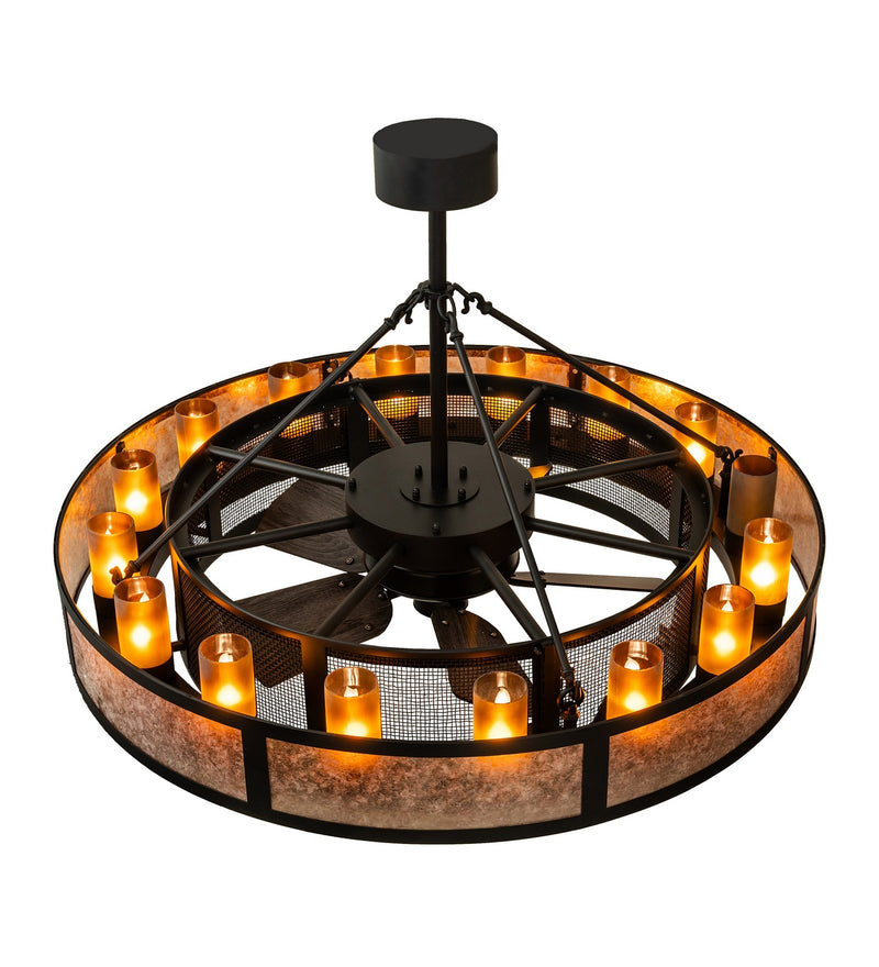 Meyda Tiffany 279989 LED Chandel-Air, Solar Black