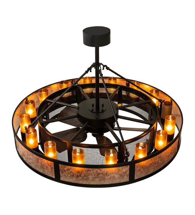 Meyda Tiffany 279989 LED Chandel-Air, Solar Black