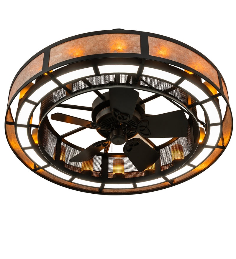 Meyda Tiffany 279989 LED Chandel-Air, Solar Black