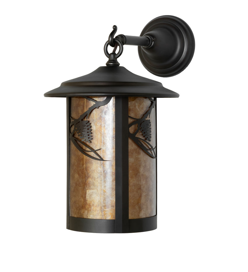 Meyda Tiffany 280145 One Light Wall Sconce, Craftsman Brown