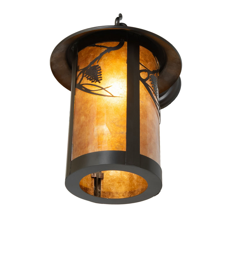 Meyda Tiffany 280145 One Light Wall Sconce, Craftsman Brown