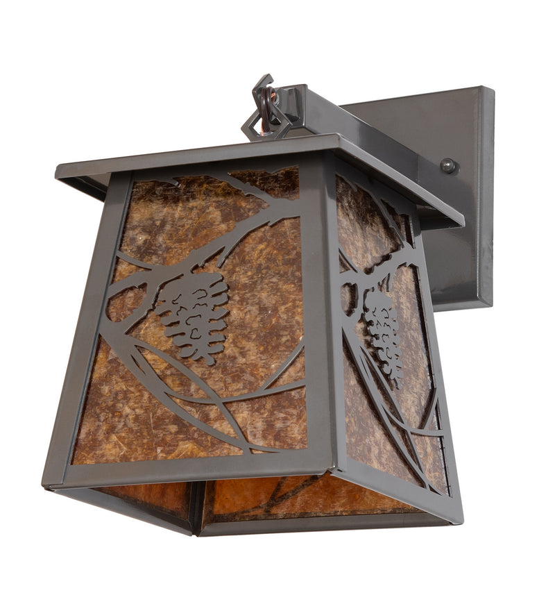 Meyda Tiffany 280166 One Light Wall Sconce, Exterior Oil Rubbed Bronze