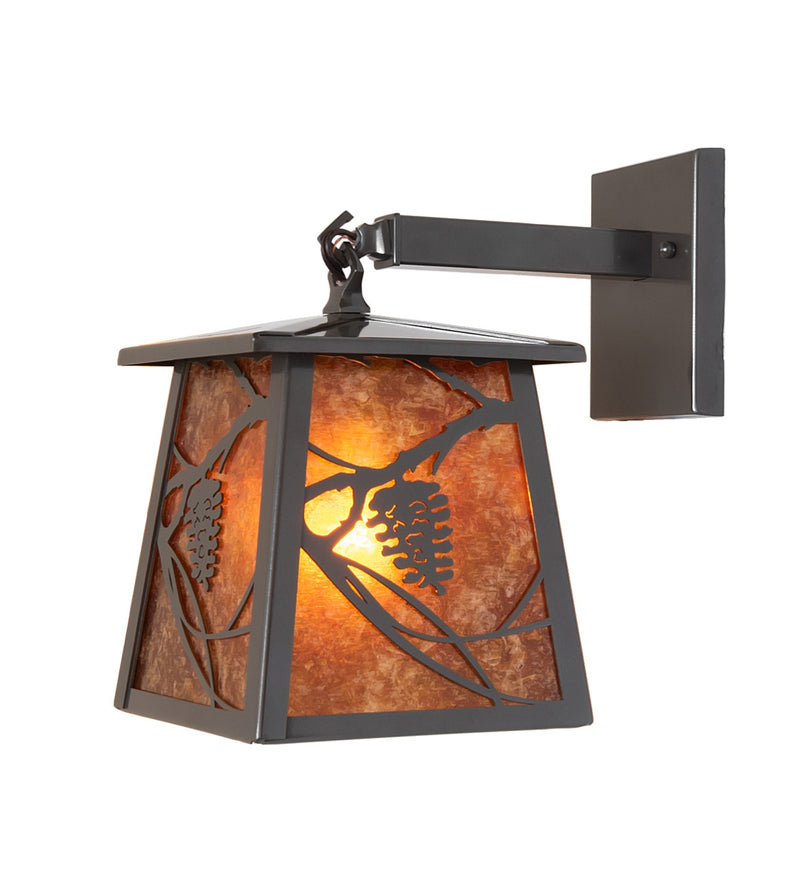 Meyda Tiffany 280166 One Light Wall Sconce, Exterior Oil Rubbed Bronze