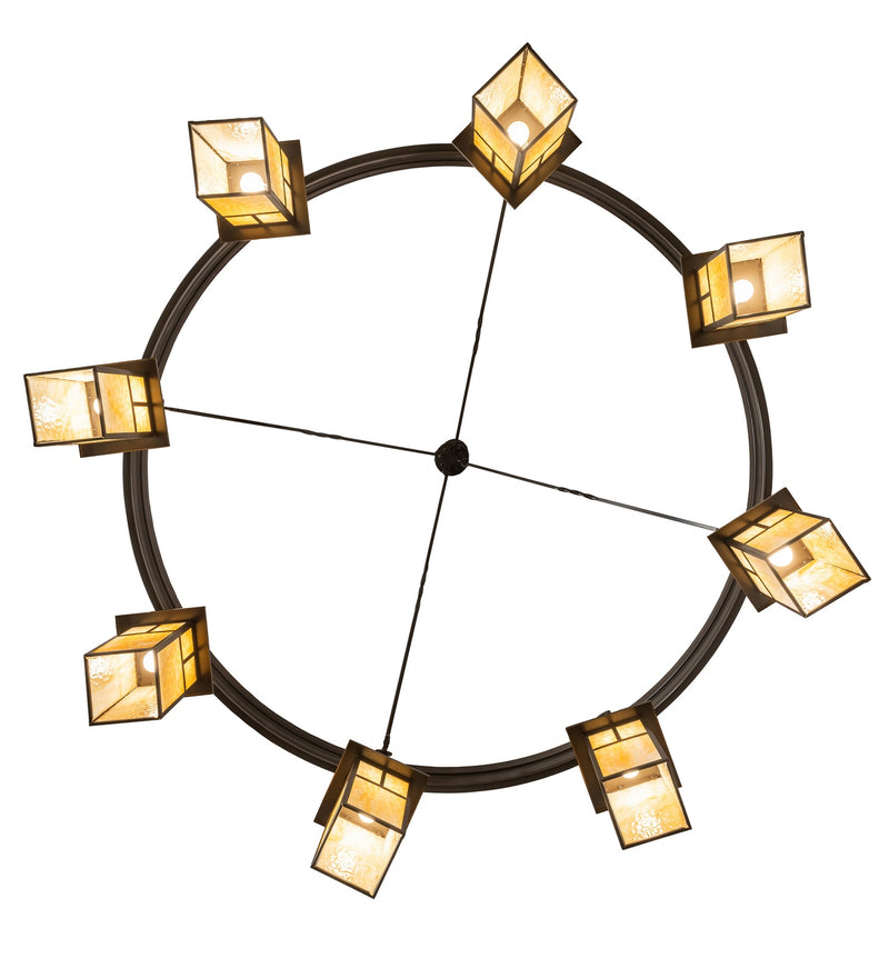 Meyda Tiffany 280178 Eight Light Chandelier, Timeless Bronze