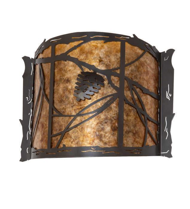 Meyda Tiffany 280280 One Light Wall Sconce, Timeless Bronze