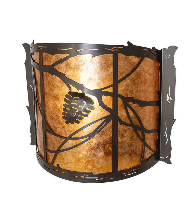 Meyda Tiffany 280280 One Light Wall Sconce, Timeless Bronze