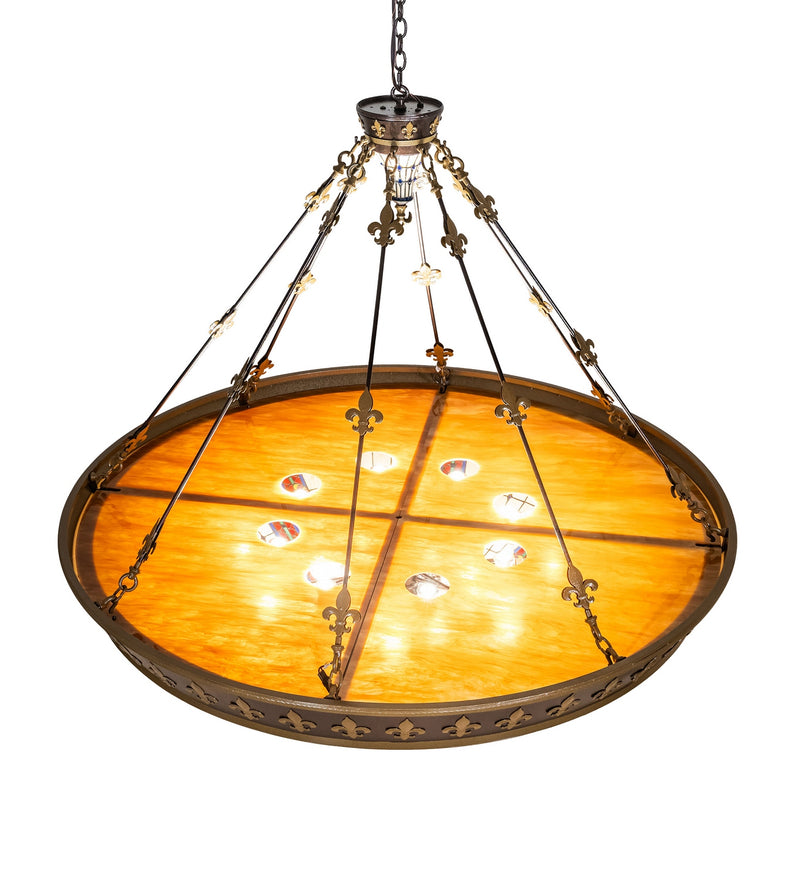 Meyda Tiffany 280520 LED Pendant, Copper Vein & Nu Gold