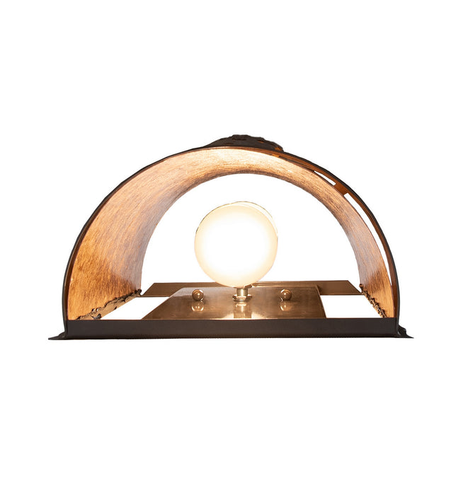 Meyda Tiffany 280592 Two Light Wall Sconce, Exterior Oil Rubbed Bronze