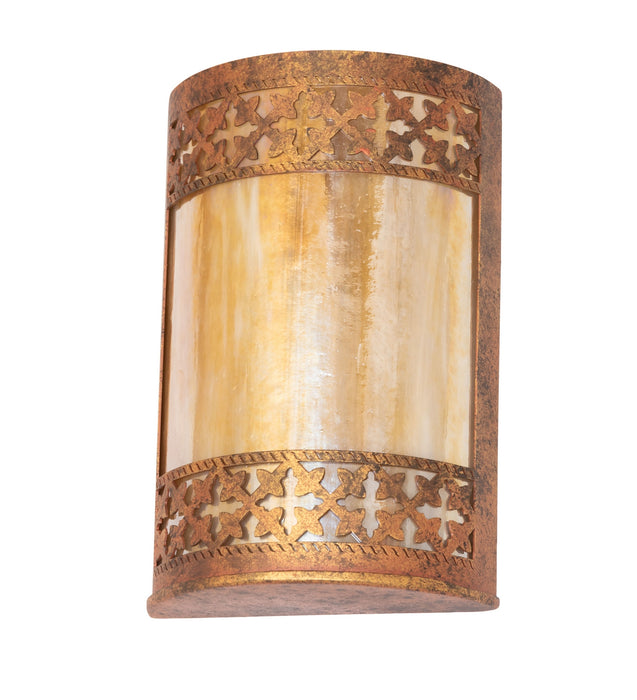 Meyda Tiffany 280751 Two Light Wall Sconce, Autumn Leaf