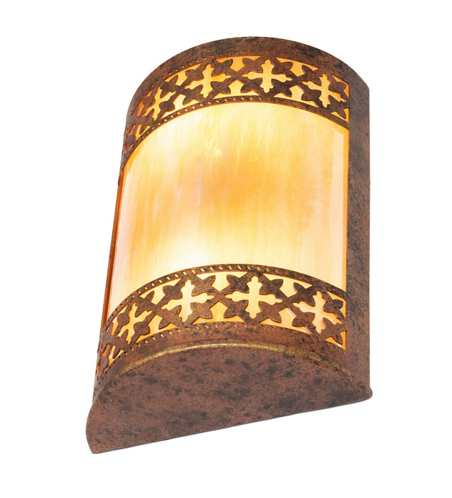 Meyda Tiffany 280751 Two Light Wall Sconce, Autumn Leaf
