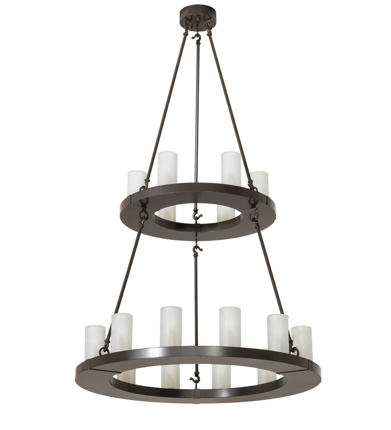 Meyda Tiffany 281441 LED Chandelier, Timeless Bronze