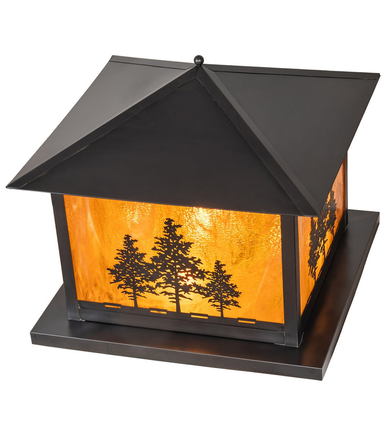 Meyda Tiffany 281598 Six Light Pier Mount, Craftsman Brown