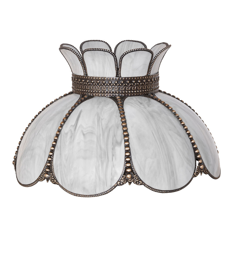 Meyda Tiffany 281860 Shade, Highlighted Craftsman Brown