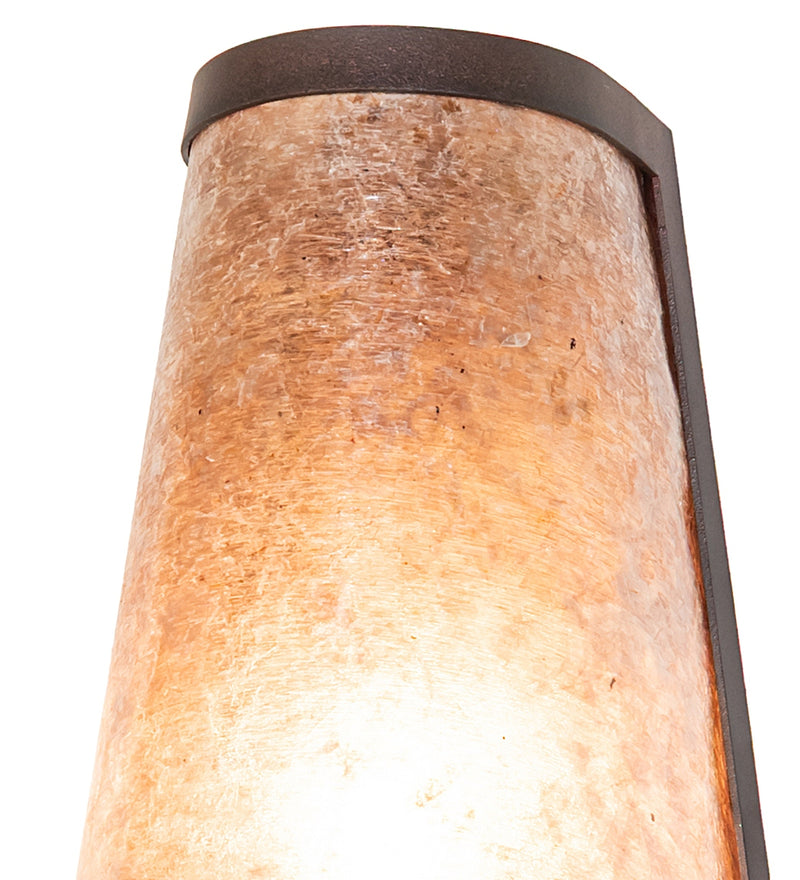 Meyda Tiffany 281865 Two Light Wall Sconce, Wrought Iron On Rust