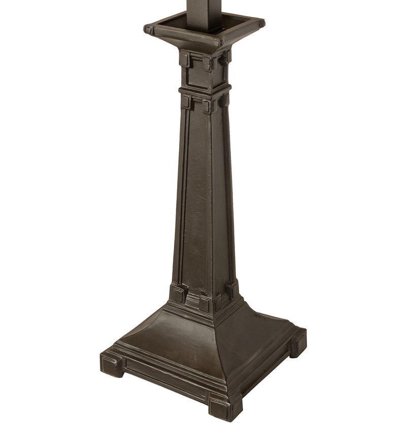 Meyda Tiffany 282089 Three Light Table Base, Mahogany Bronze