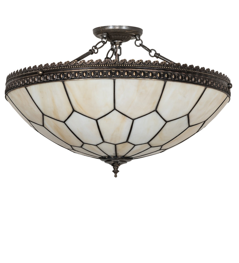 Meyda Tiffany 282247 Three Light Semi-Flushmount