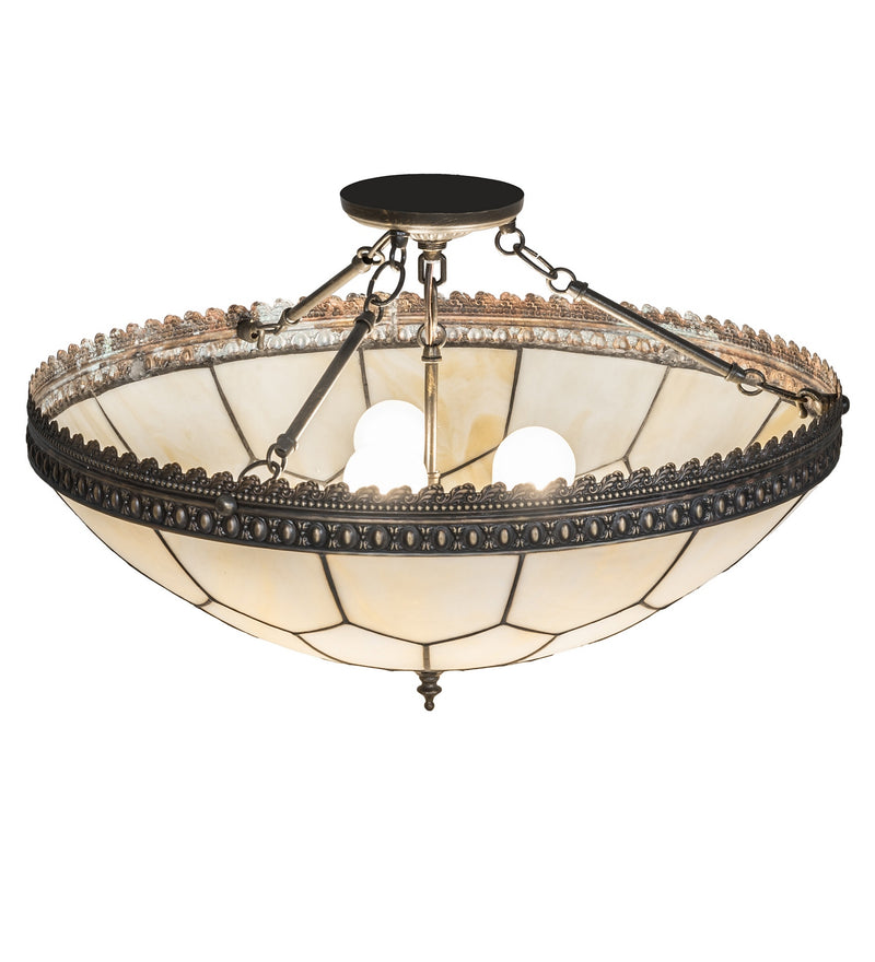 Meyda Tiffany 282247 Three Light Semi-Flushmount